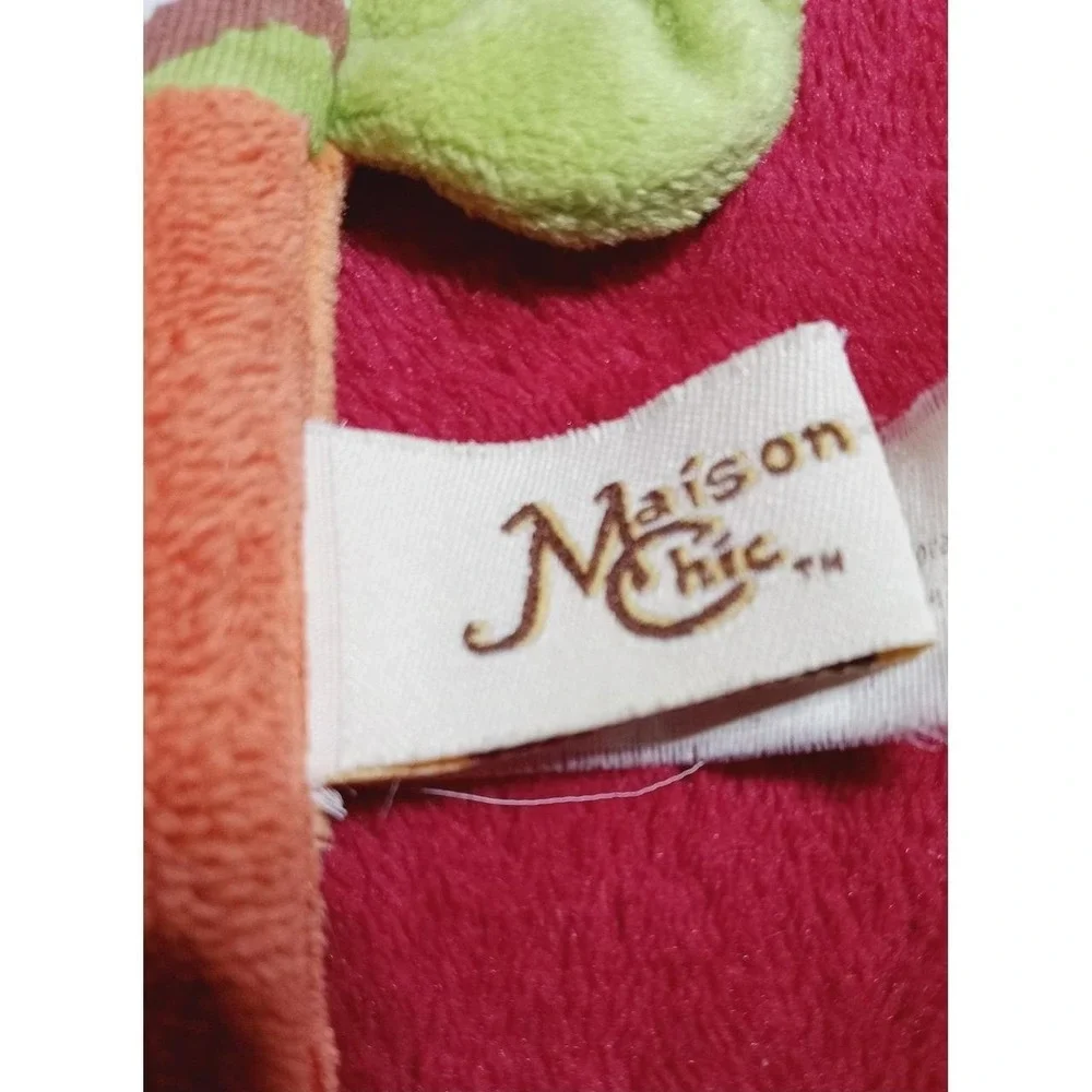 Maison Chic Fox Lovey Wih sensory  Tags Loops Ribbing tail is faux fur